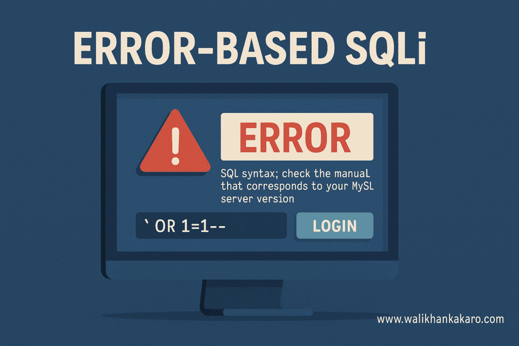 Error-based SQLi