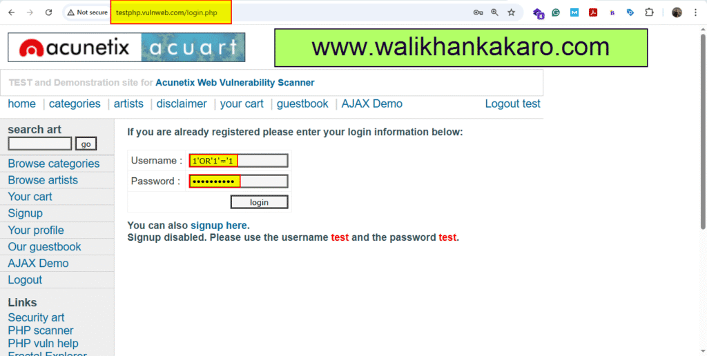 How to Hack Website Using SQL Injection 2