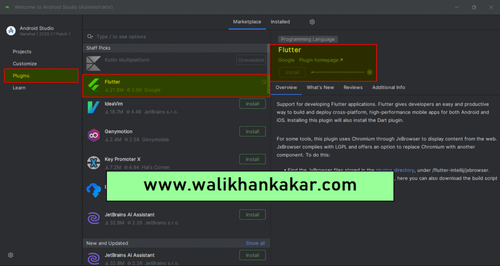 Install Flutter in Windows 14