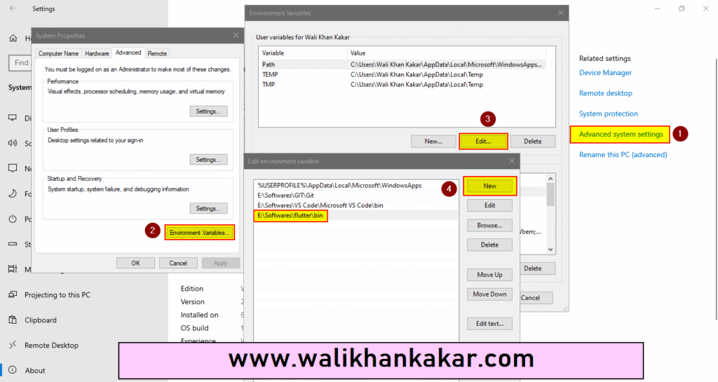 Install Flutter in Windows 7