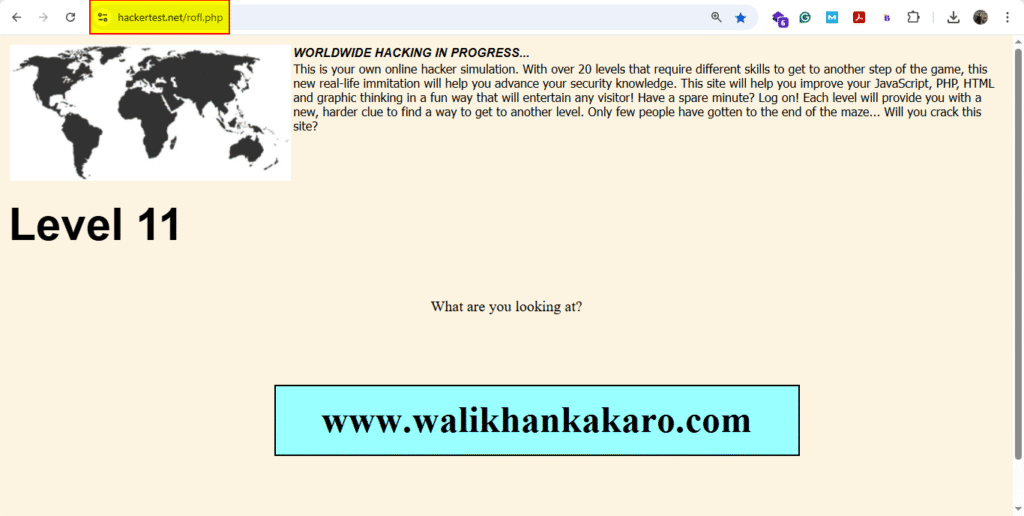 hackertest net answers 31 Level 11-1