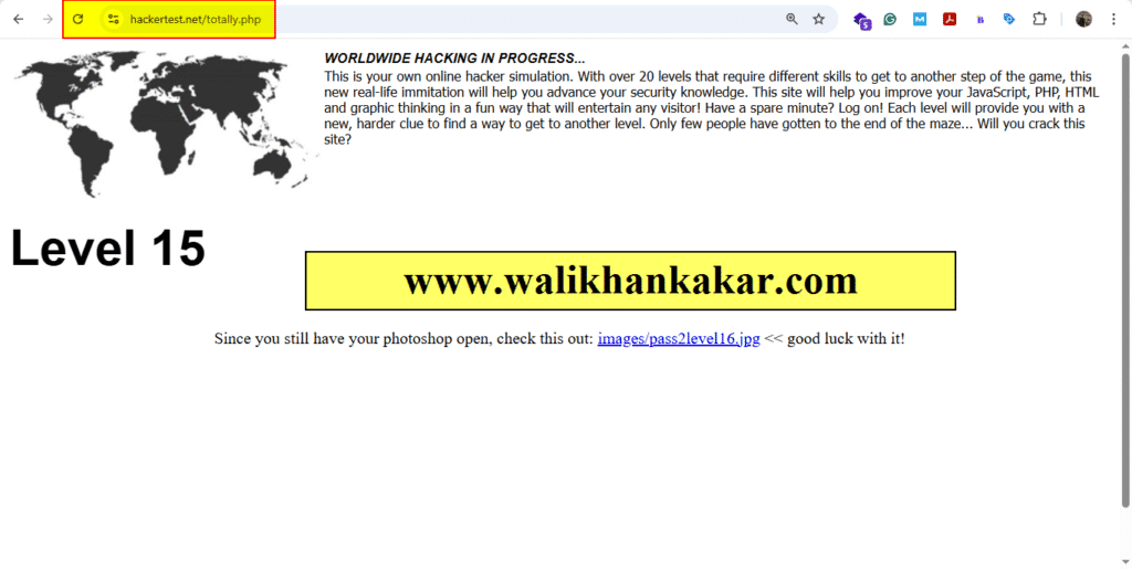 hackertest net answers 44 Level 15-1