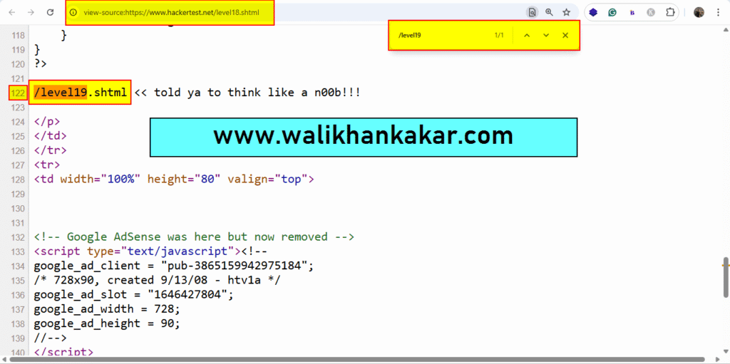 hackertest net answers 54 Level 18-2