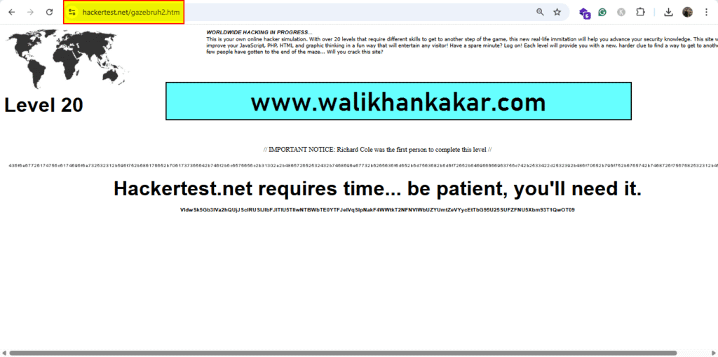 hackertest net answers 58 Level 20-1