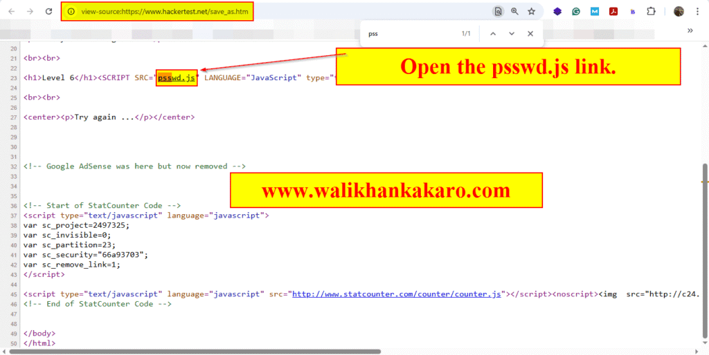 hackertest net answers 16 Level 6-2