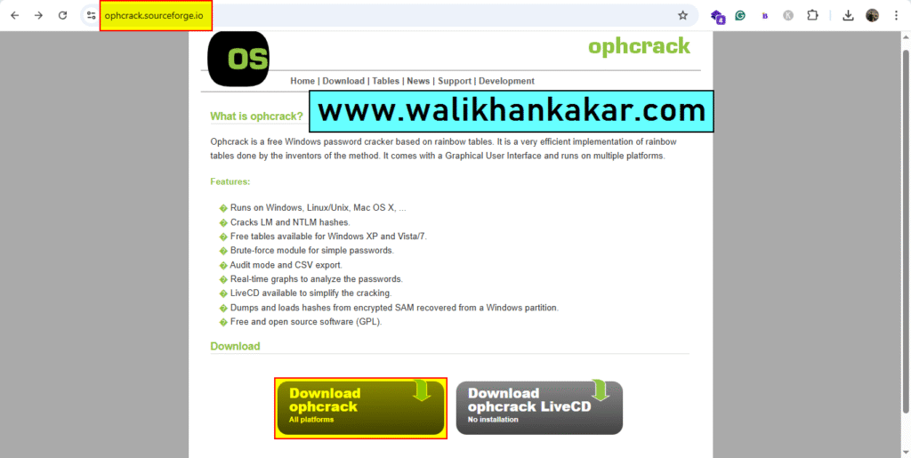 Ophcrack