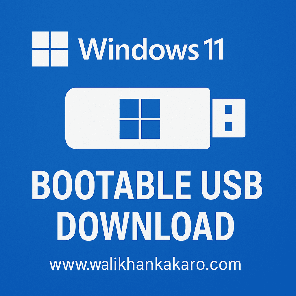 Windows 11 bootable USB download