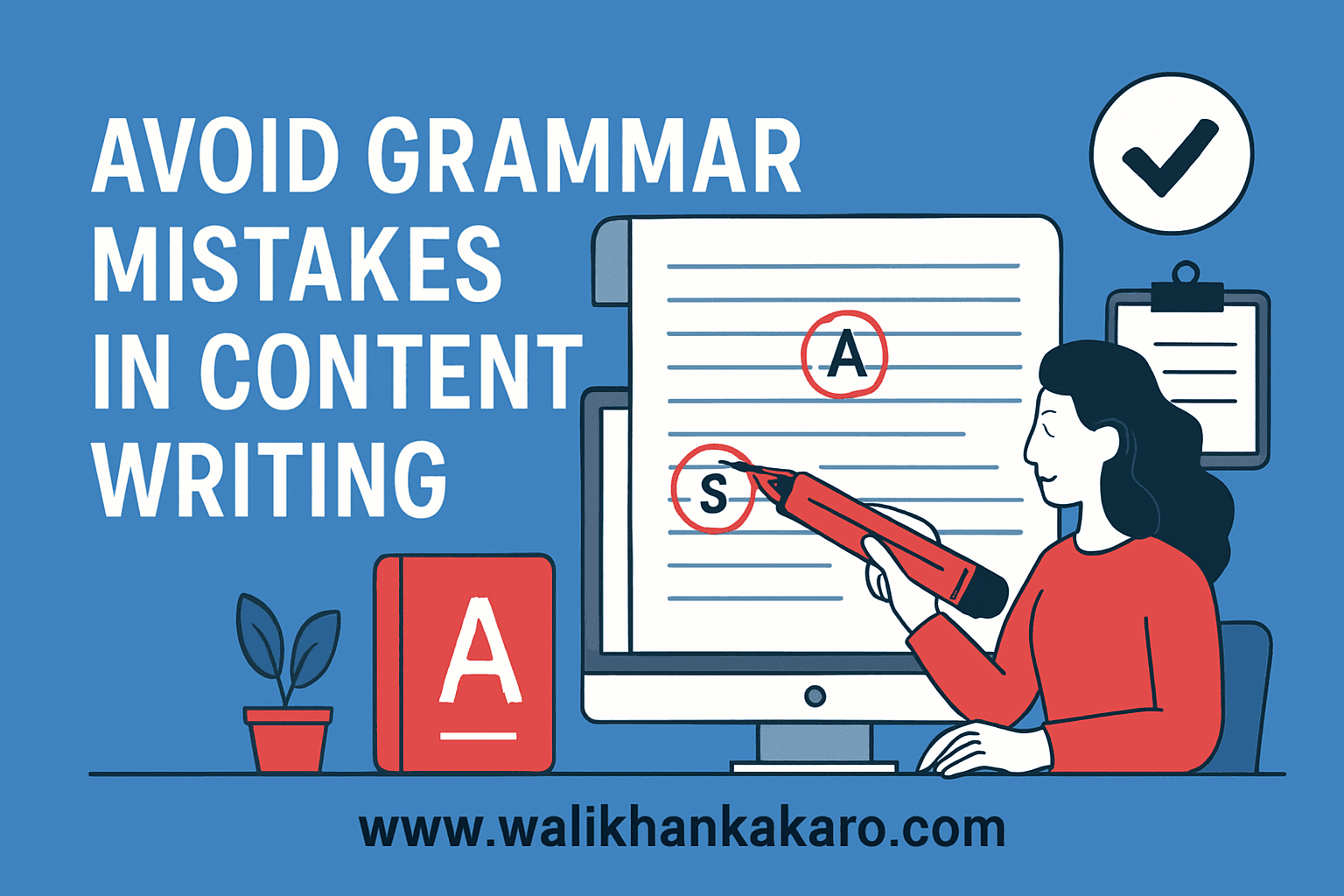 Avoid grammar mistakes in content writing