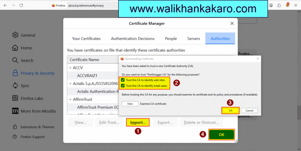 Configure Burp Suite with Firefox FoxyProxy 11 Configure Burp Suite with Firefox FoxyProxy 9