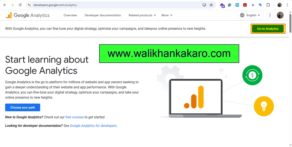 Connect Google Analytics to the website 12 Connect Google Analytics to the website 10