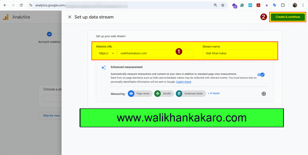 Connect Google Analytics to the website 14 Connect Google Analytics to the website 12