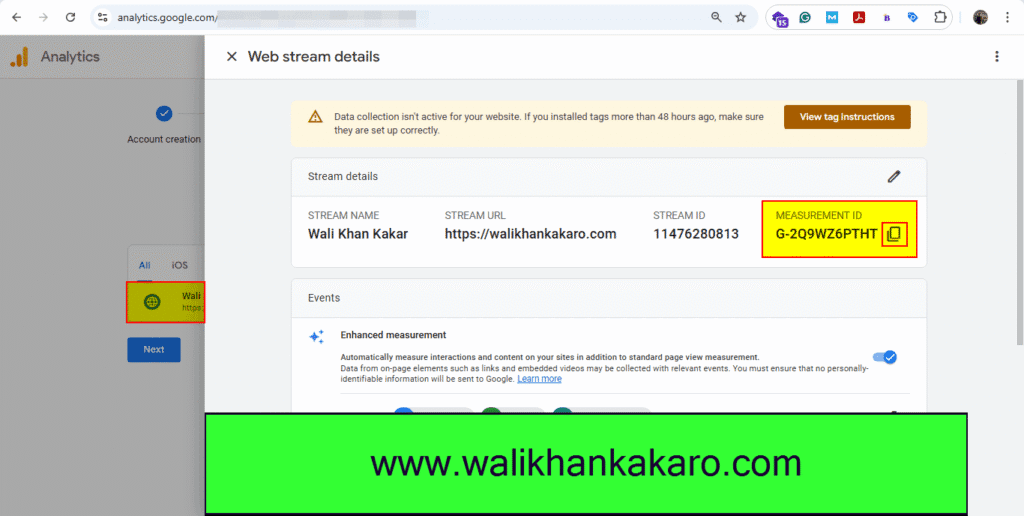 Connect Google Analytics to the website 15 Connect Google Analytics to the website 13
