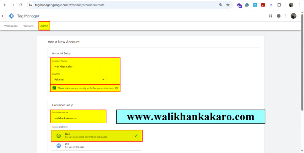 Connect Google Analytics to the website 4 Connect Google Analytics to the website 2