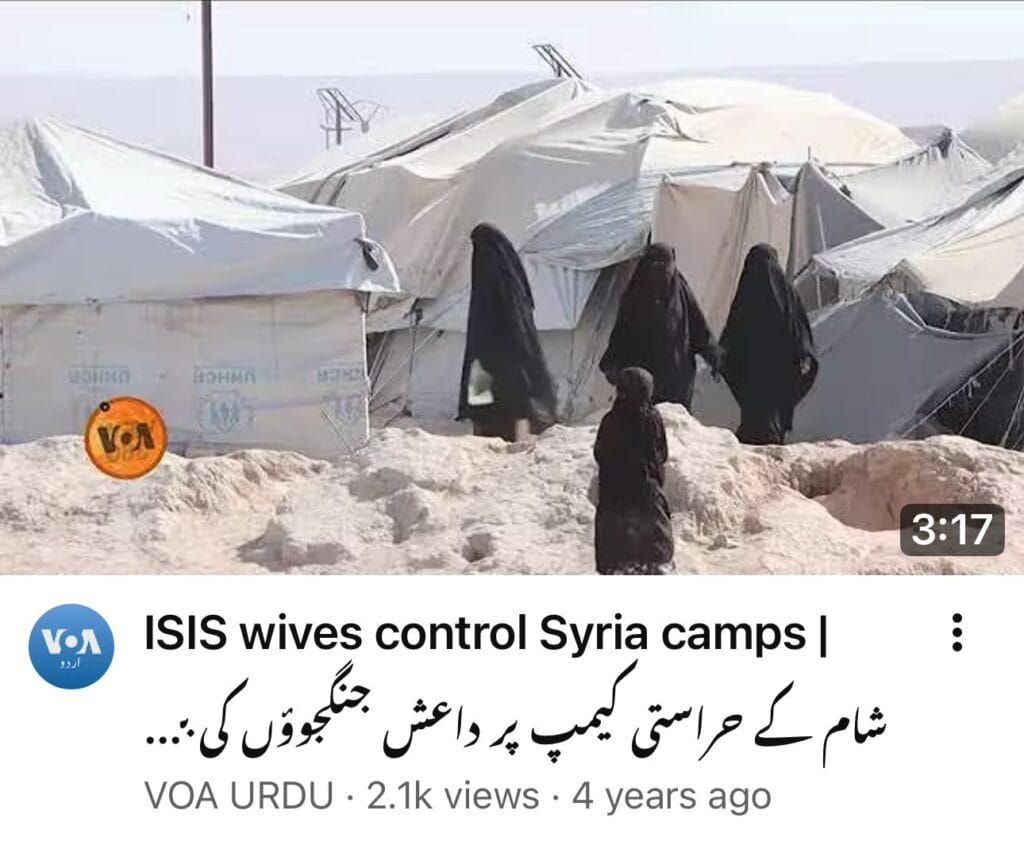 Daesh families in Al Hol Camp 6