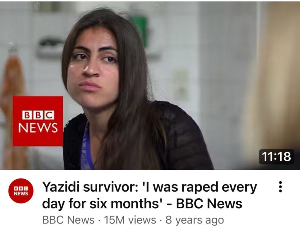 Daesh raped Yazidi women