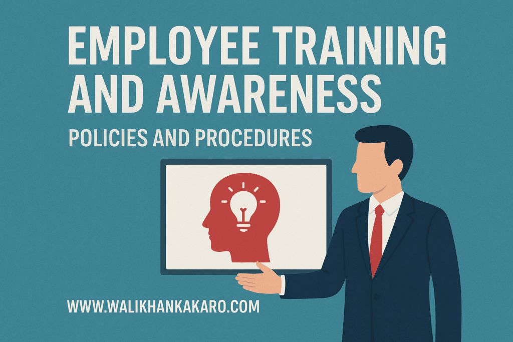Employee training and Awareness policies and procedures