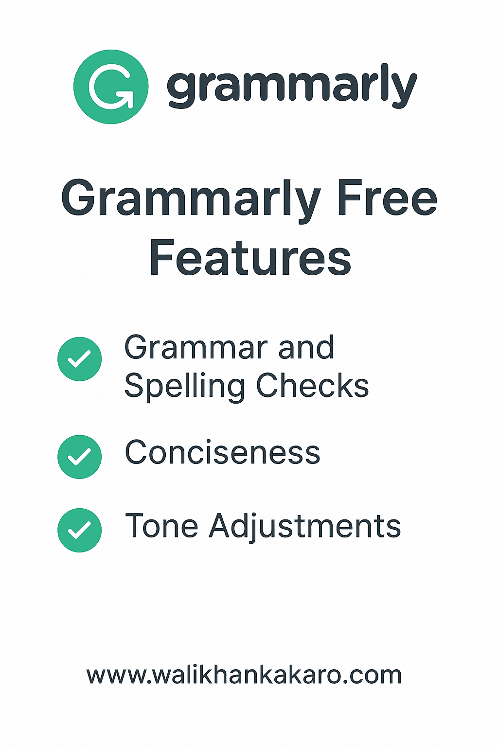 Grammarly Free version features