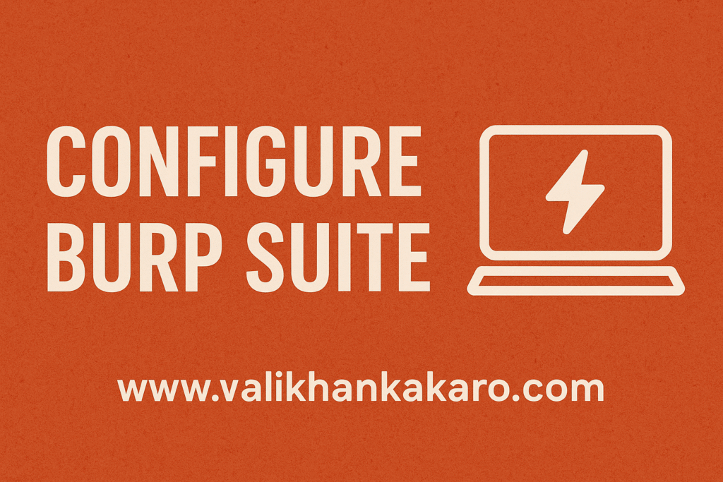 How to configure Burp Suite with Chrome