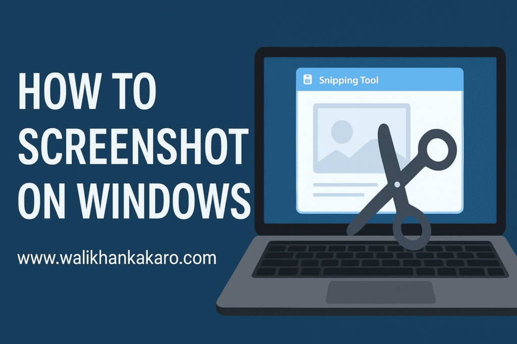 How to screenshot on Windows