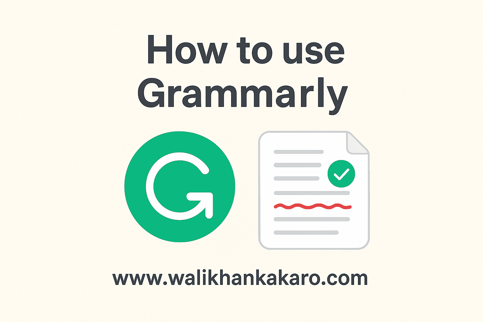 How to use Grammarly