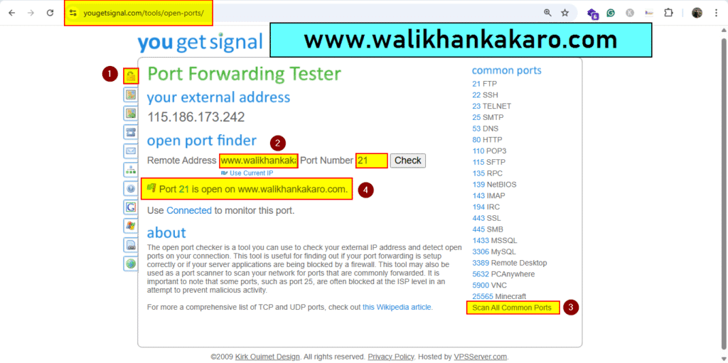 Port scanner online 1
