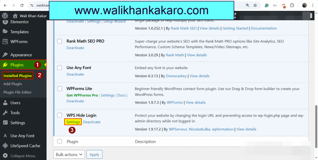 WordPress 4 WordPress 2
