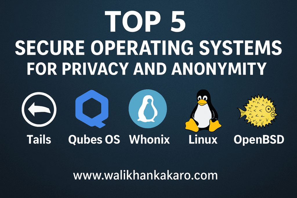 Top 5 secure operating systems for privacy and anonymity