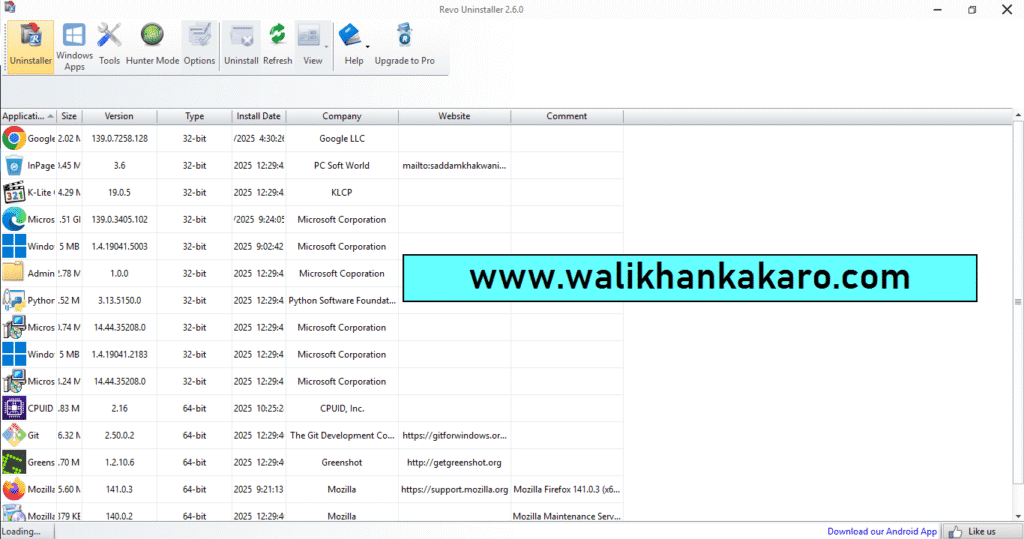Uninstall pre-installed software from Windows 2