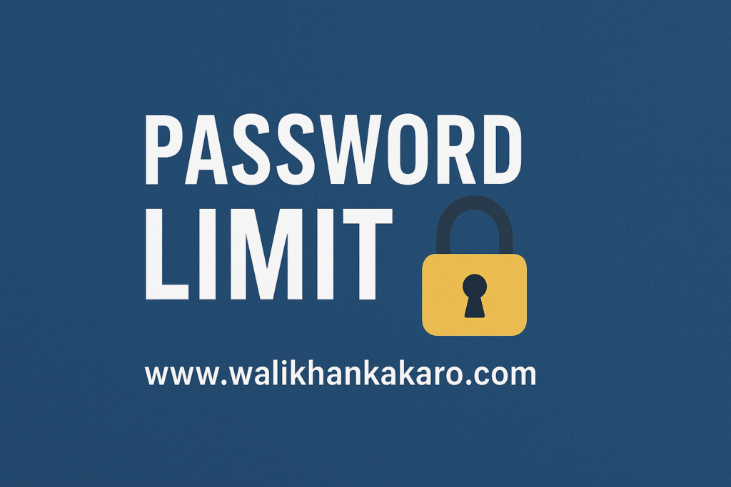 WordPress Password Limit