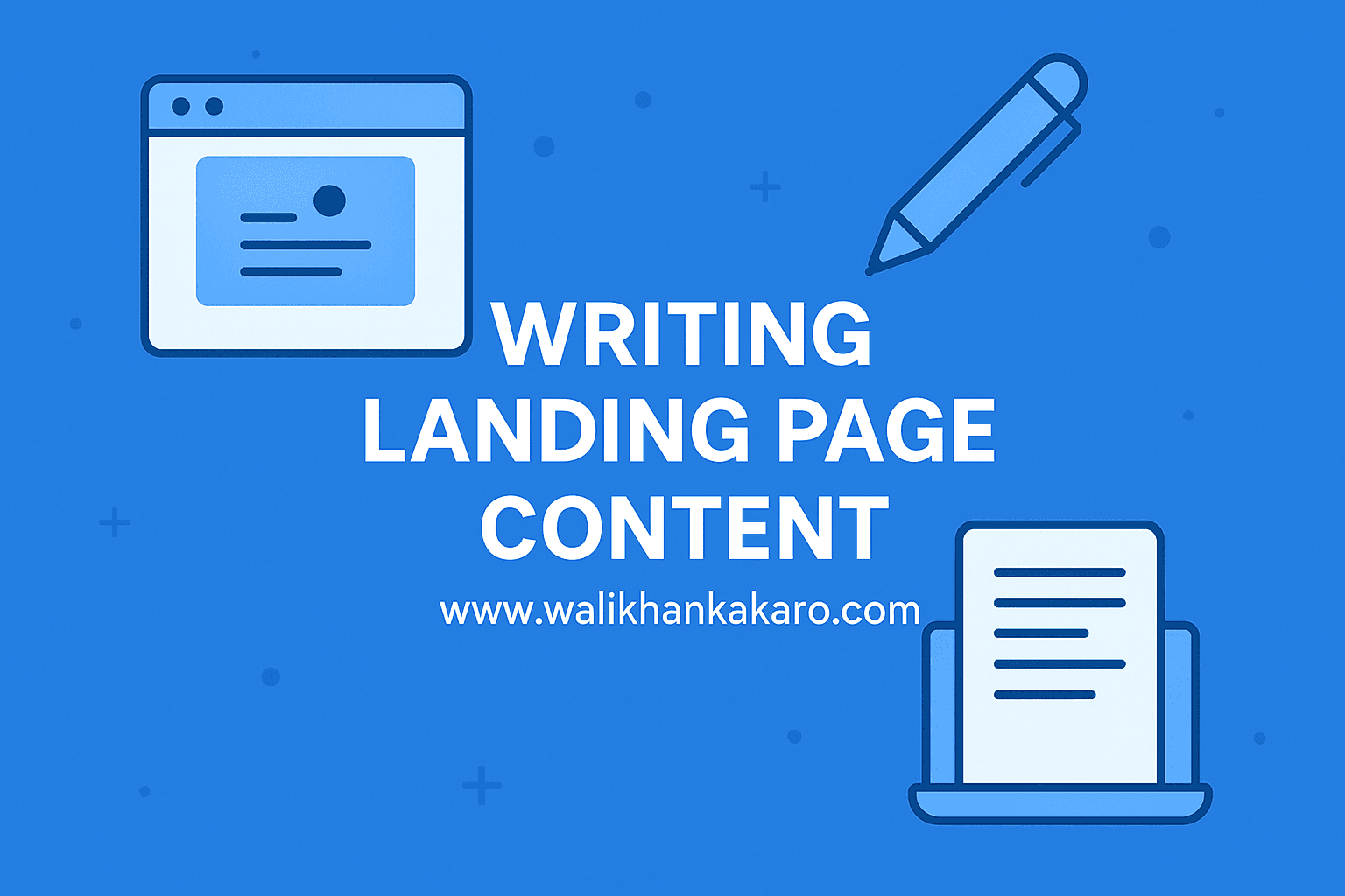 Writing landing page content