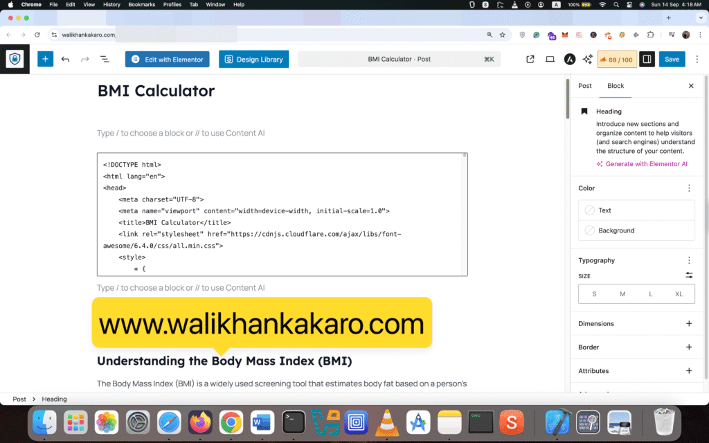 Best BMI calculator tool website 1