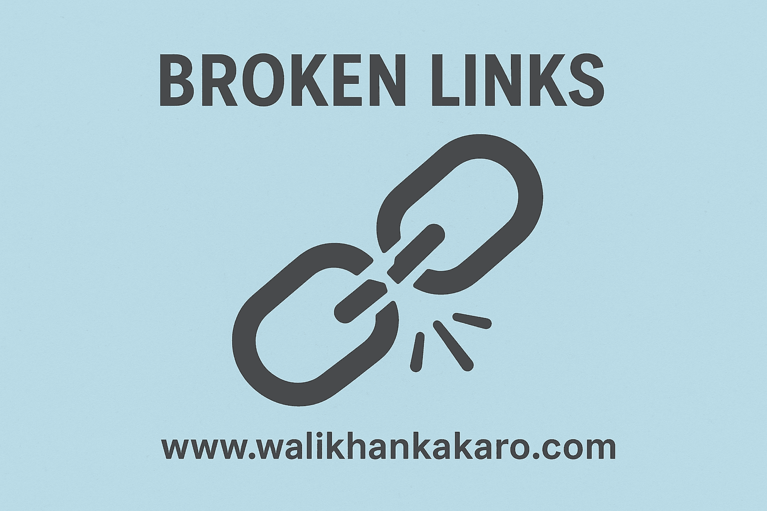Broken links