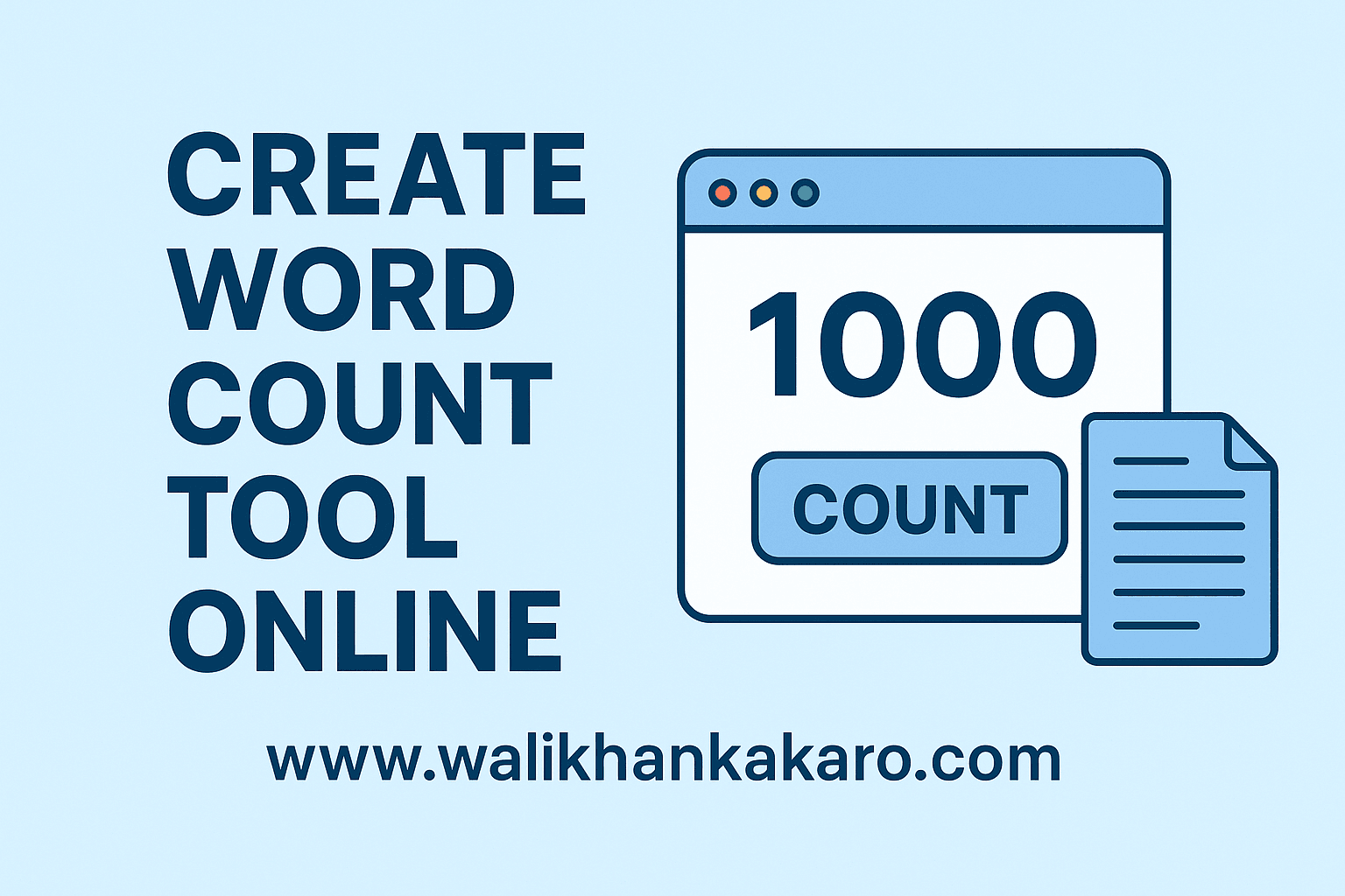 Create word count tool online