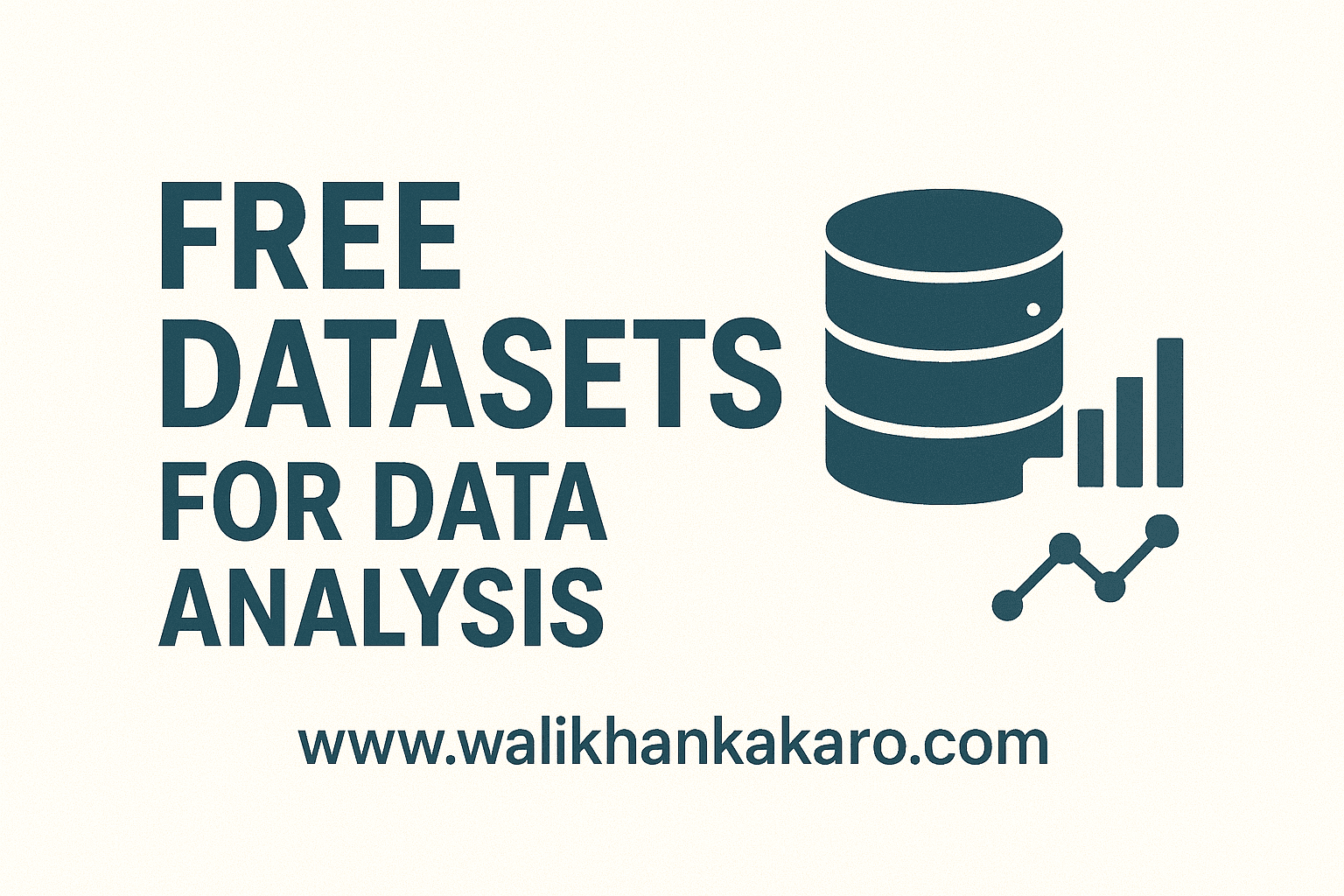 Free datasets for data analysis