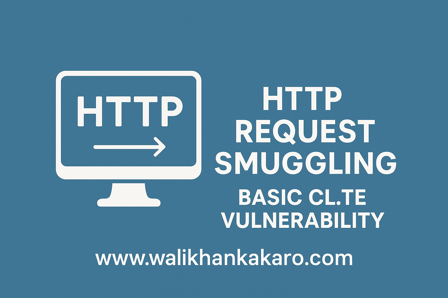 HTTP request smuggling, basic CL.TE vulnerability