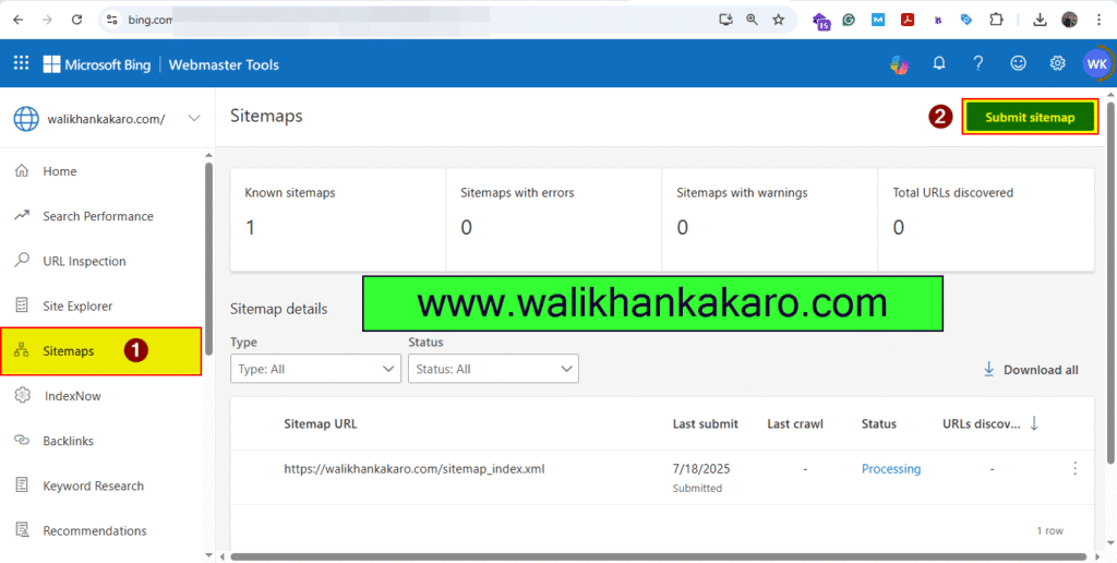Search Engine Optimization SEO 39 Bing Webmaster Tools 7