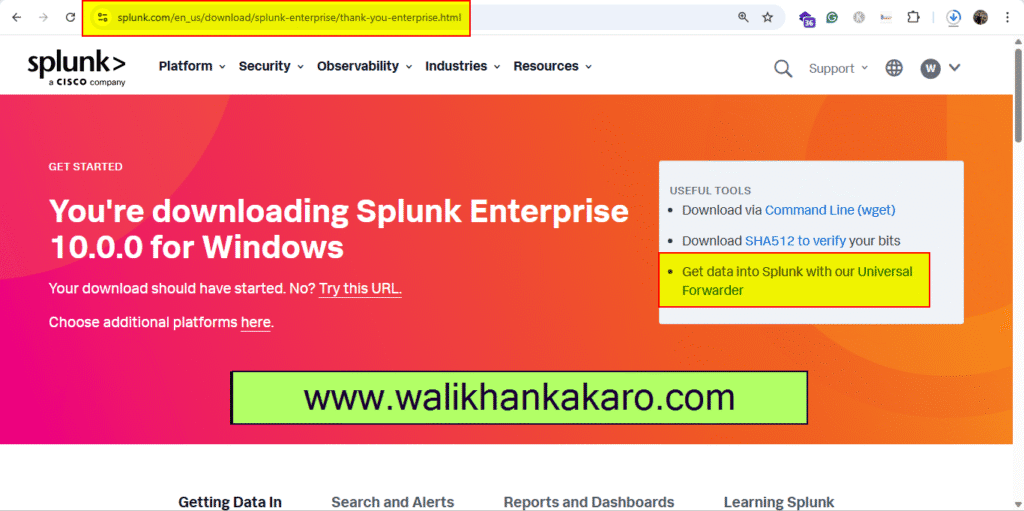 How to install Splunk on Windows 2