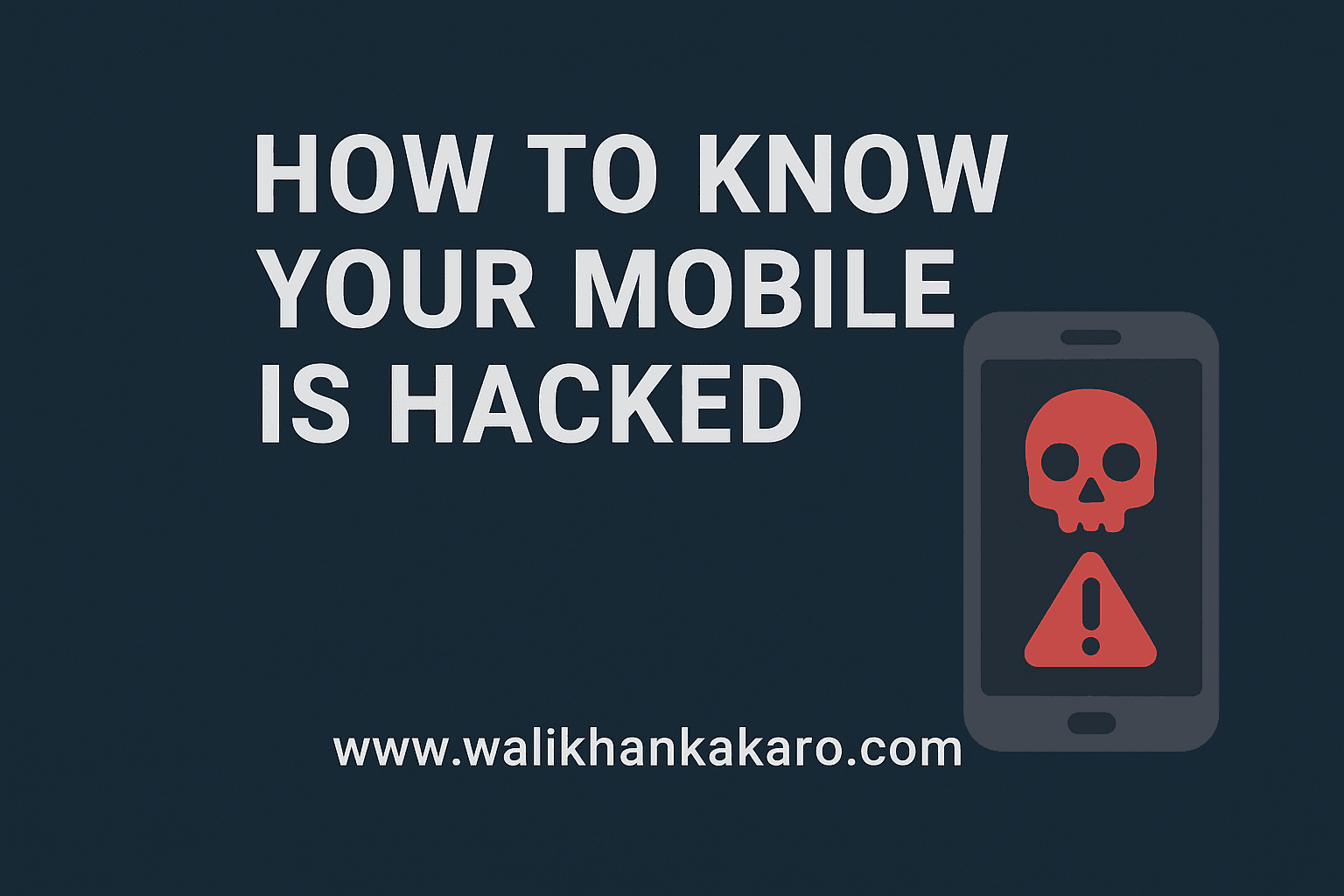 How to know your mobile is hacked