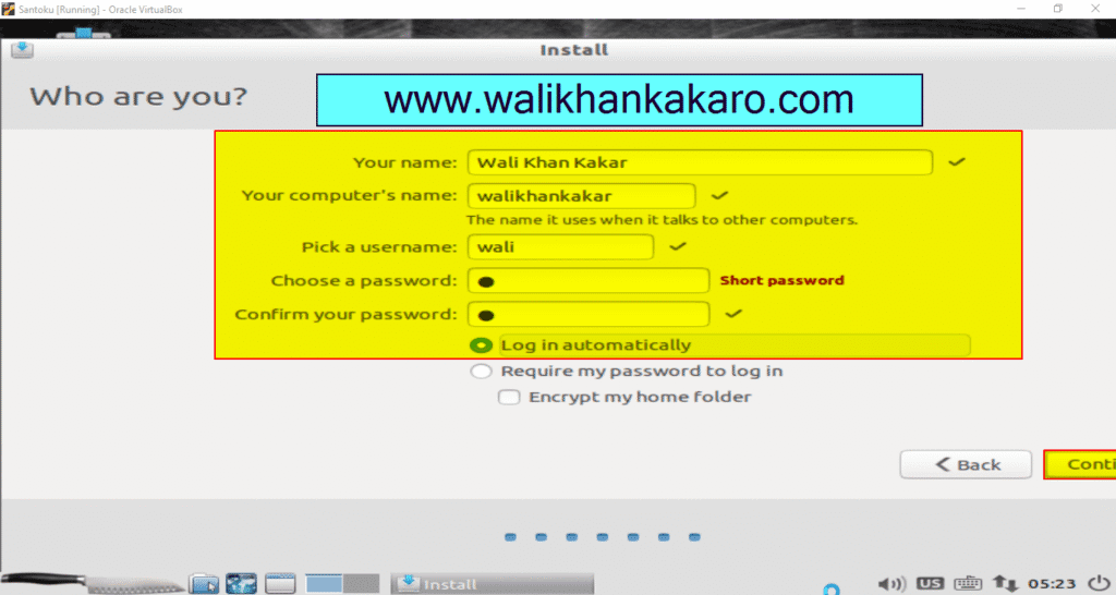 Santoku in the VirtualBox download 8 Santoku in the VirtualBox download 6