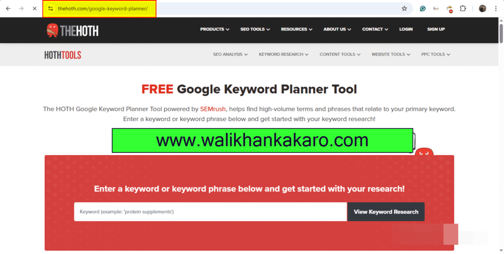 Search Engine Optimization SEO 45 free keyword research tool 6