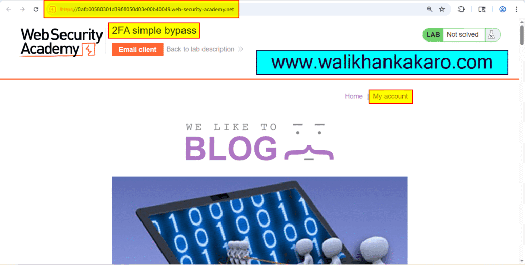 Lab 2FA simple bypass 2