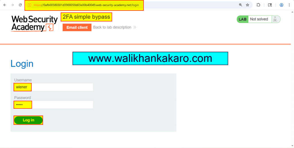 Lab 2FA simple bypass 3