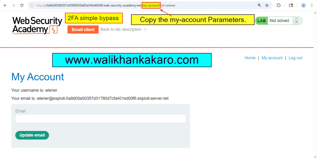 Lab 2FA simple bypass 7