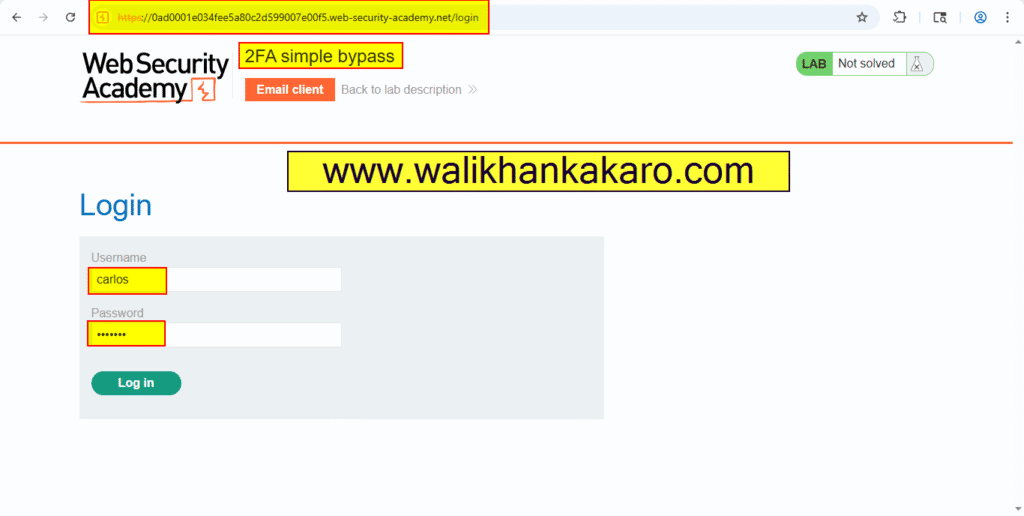 Lab 2FA simple bypass 8