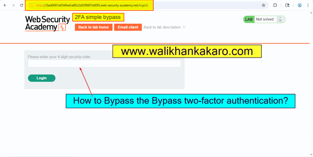 Lab 2FA simple bypass 9