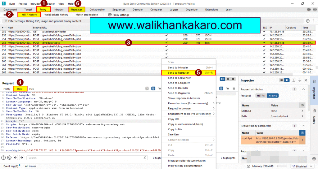 Basic SSRF against another back-end system 10