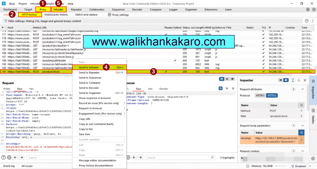Basic SSRF against another back-end system 5