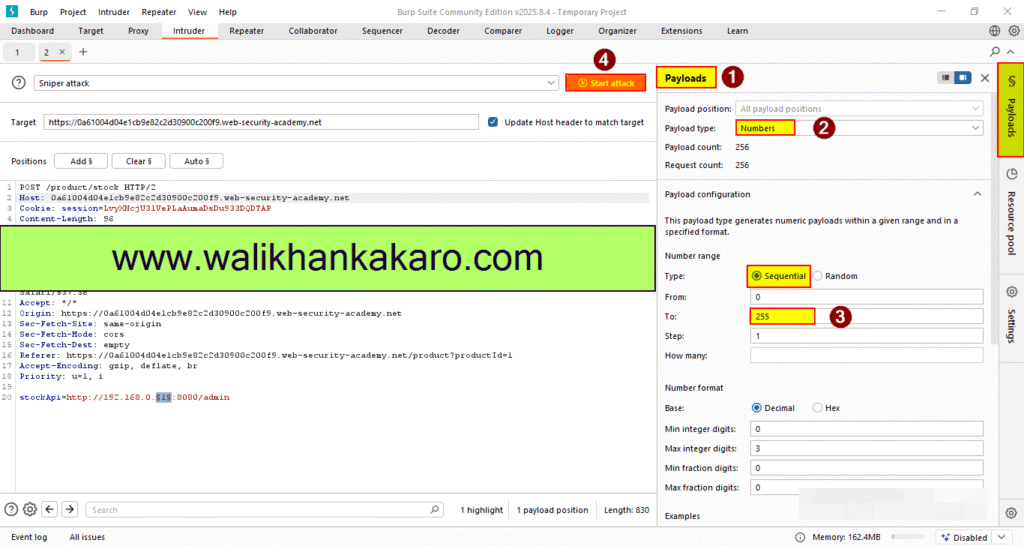 Basic SSRF against another back-end system 7