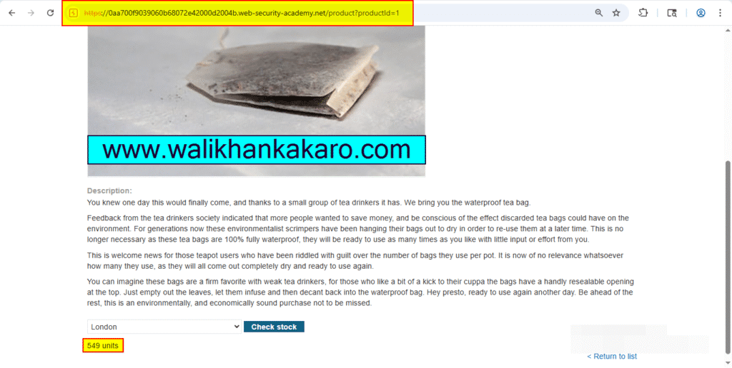 Lab Exploiting XXE using external entities to retrieve files 3