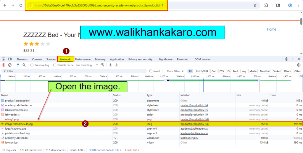PortSwigger Labs 79 File path traversal simple case 4